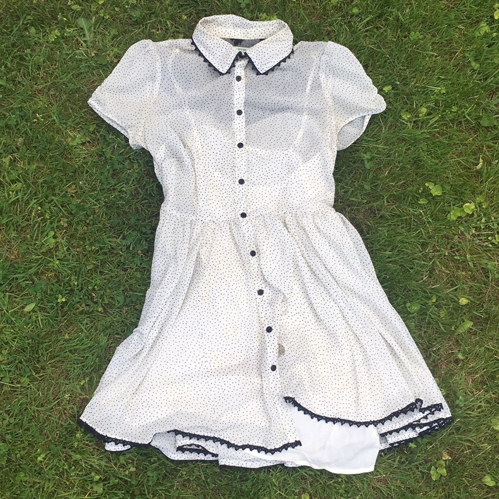 Polka dot summer dress